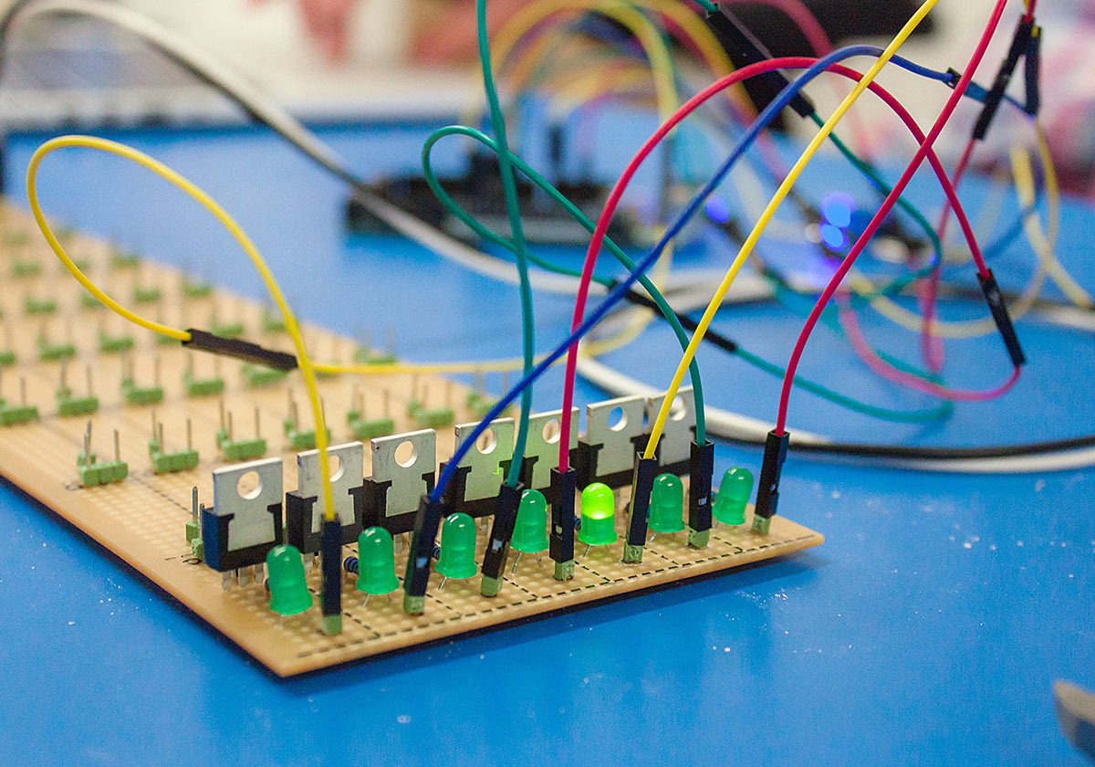 Custom control board for #WordByWord