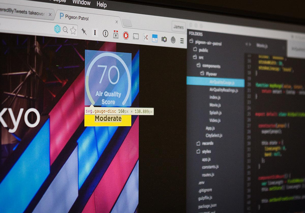 Drawing dynamic gauges with SVG for #PigeonAirPatrol