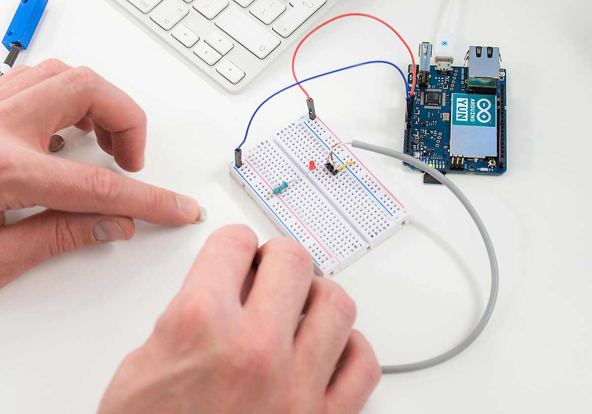 Early microcontroller prototype for #PutTheRedBack